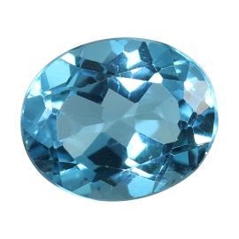 Natural Swiss Blue Topaz Cts 5.34 Ratti 5.87