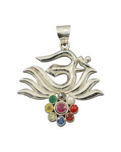 Navratan Pendant Om